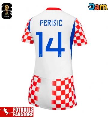 Kroatien Ivan Perisic #14 Hemmatröja Dam VM 2026 Kortärmad